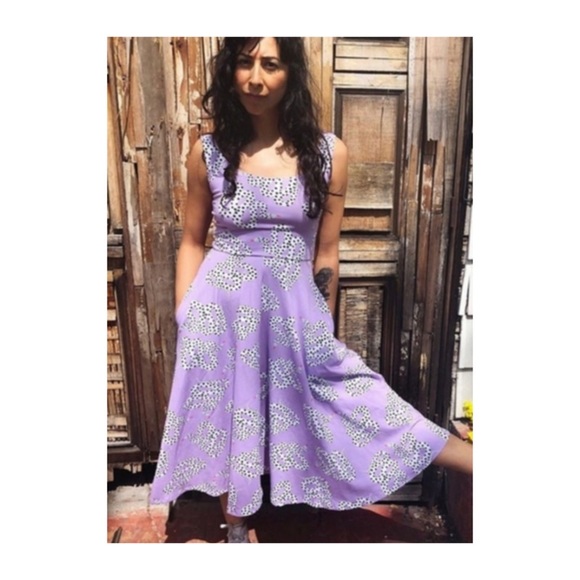 Nooworks Dresses & Skirts - Nooworks Lavender Micotti Snake Print Dress
